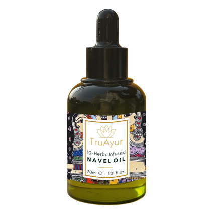 10 urter med navleolie til hormonel balance, strålende hud og balance mod slap, tør og rynket hud