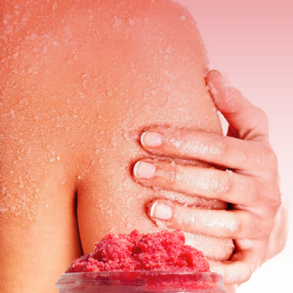 Hibiscus og rosen body scrub