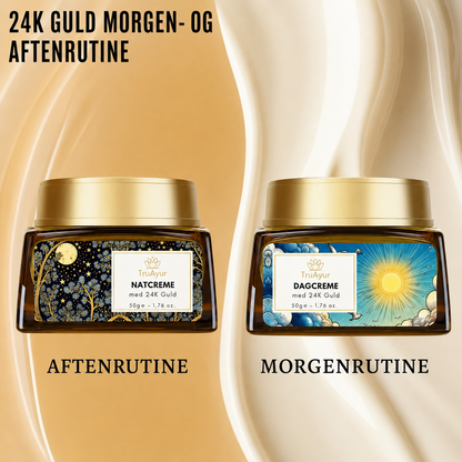 24 karat guld kombineret dag- og natcreme