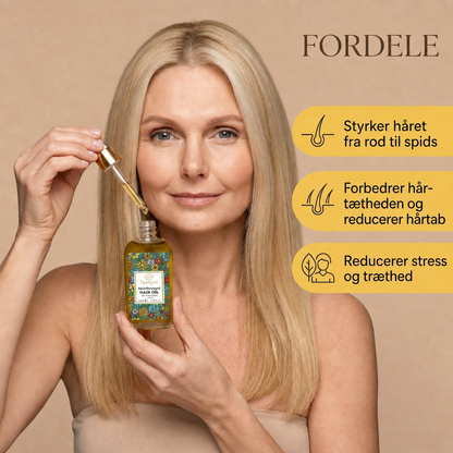 29 urter med ayurvedisk olie til hovedbundsmassage, der lindrer stress, revitaliserer håret og fremmer afslapning