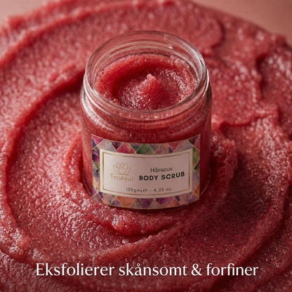 Hibiscus og rosen body scrub