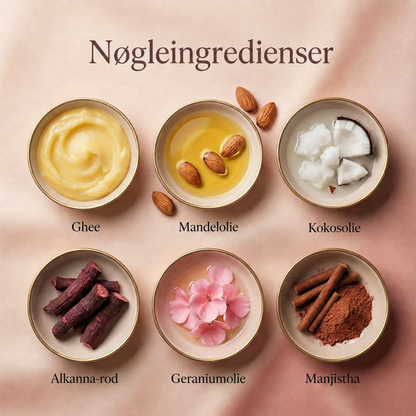 Øjeblikkelig glød på ingen tid – Ayurvedisk ghee-rensecreme