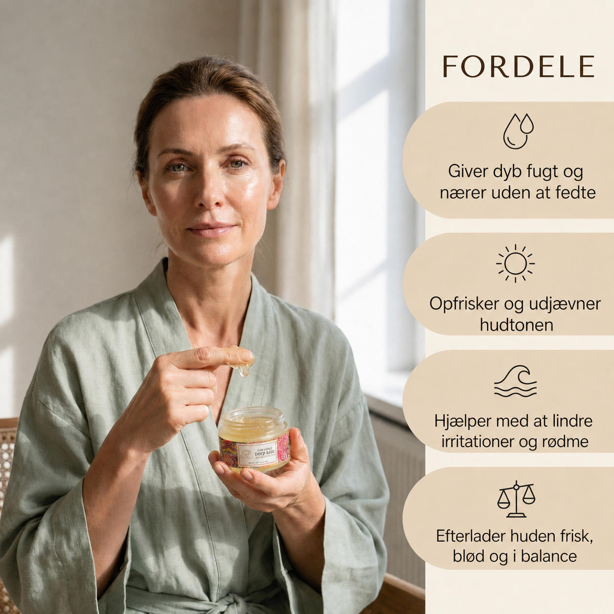 Aloe Fresh Face Gel med Kashmiri Kesar og Mulethi for en strålende glød og dyb hydrering