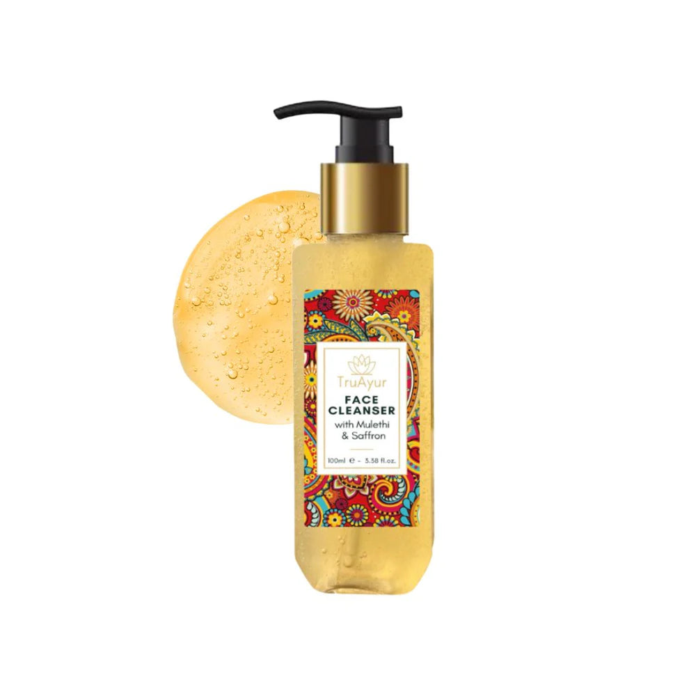 Fresh Face Duo med Kashmir Safran og Mulethi (Ansigtsrens og Aloe Fresh Face Gel)