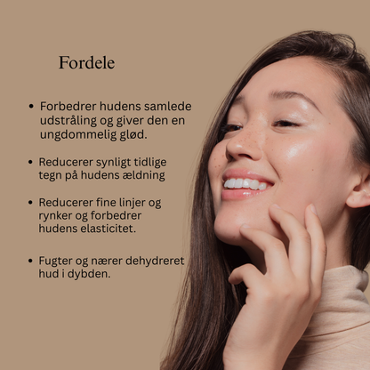 24 karat guld ayurvedisk lysnende dagcreme med gotu kola, safran og mulethi