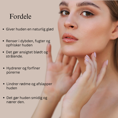 Ayurvedisk ansigtsrens med Mulethi og safran