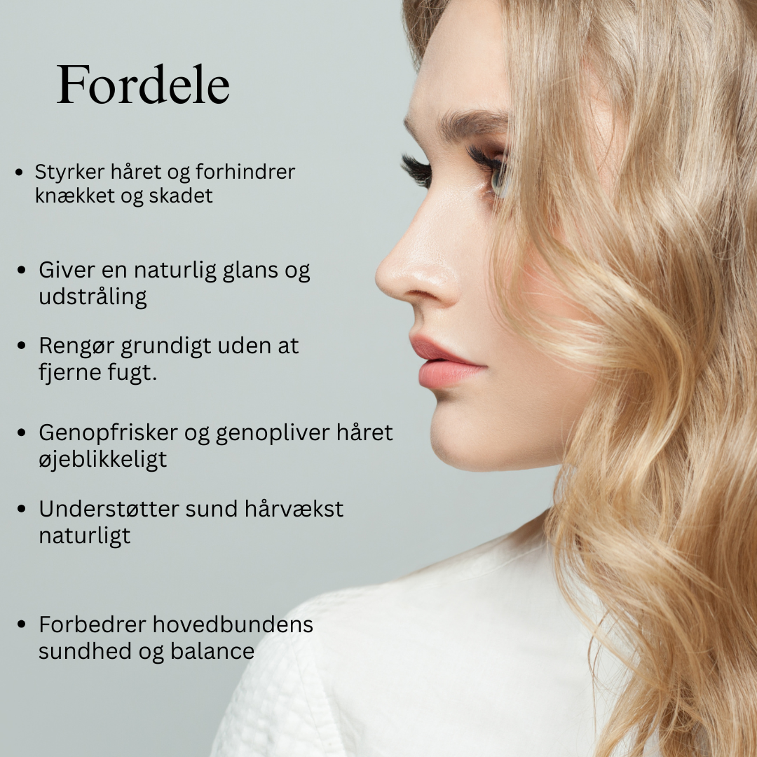 Ayurvedisk hårrens med Bhringraj og Shikakai