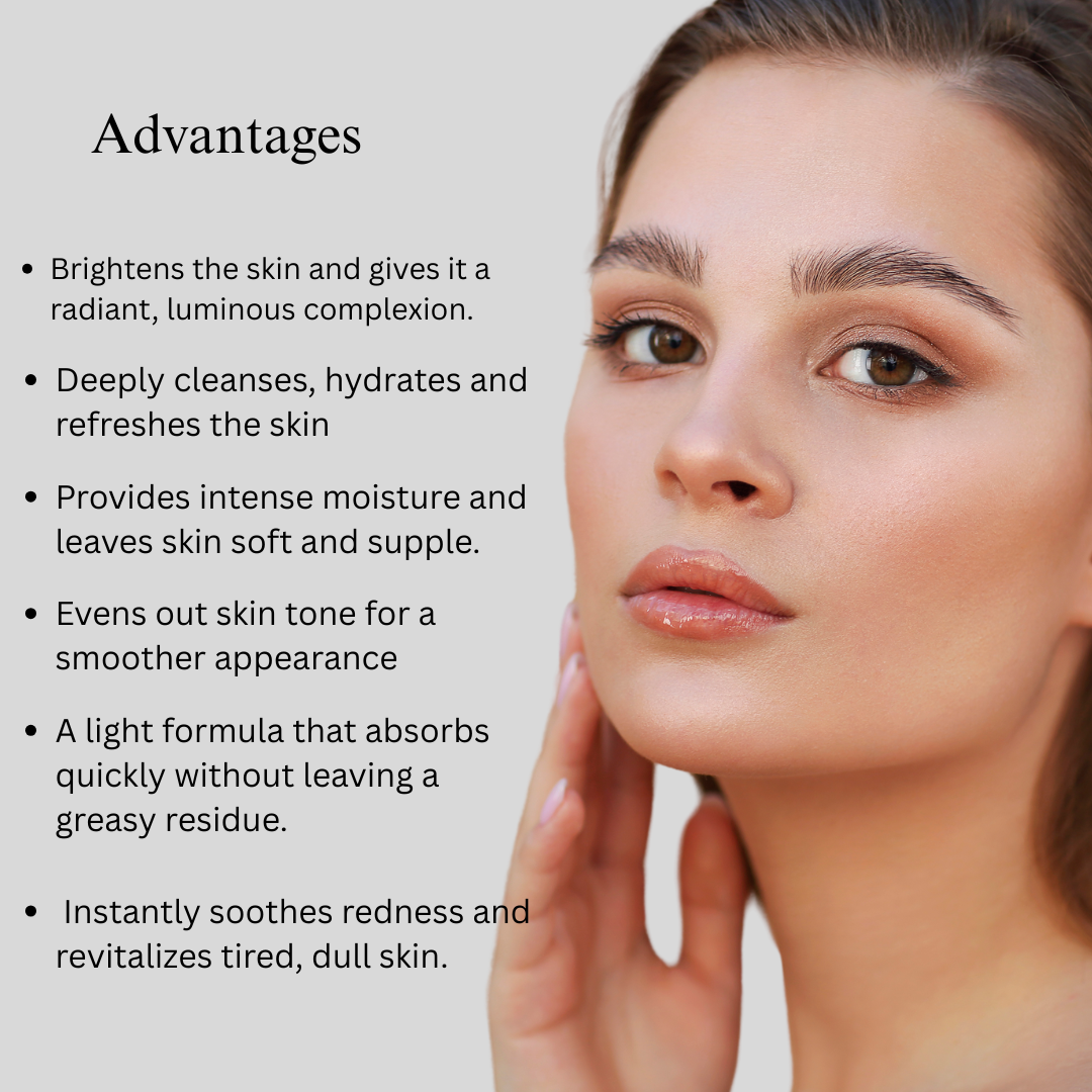 Fresh Face Duo med Kashmir Safran og Mulethi (Ansigtsrens og Aloe Fresh Face Gel)