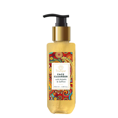 Ayurvedisk ansigtsrens med Mulethi og safran